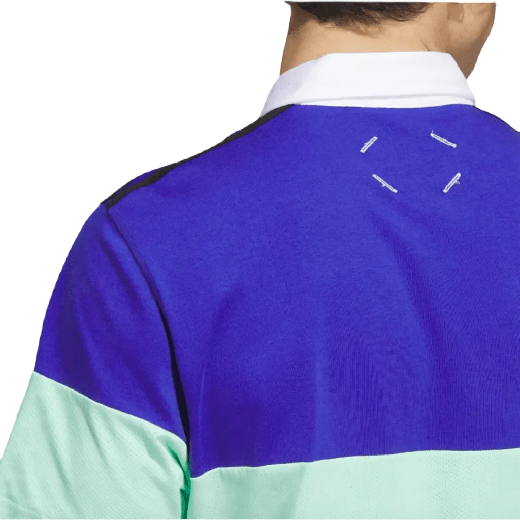 Adicross Block Golf Polo Shirt - Blue