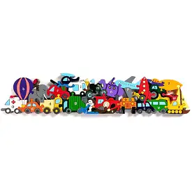 Alphabet Transport Jigsaw Puzzle