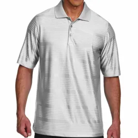 Antigua White Illusion Desert Dry XtraLite Short Sleeve Collared Golf Polo Shirt