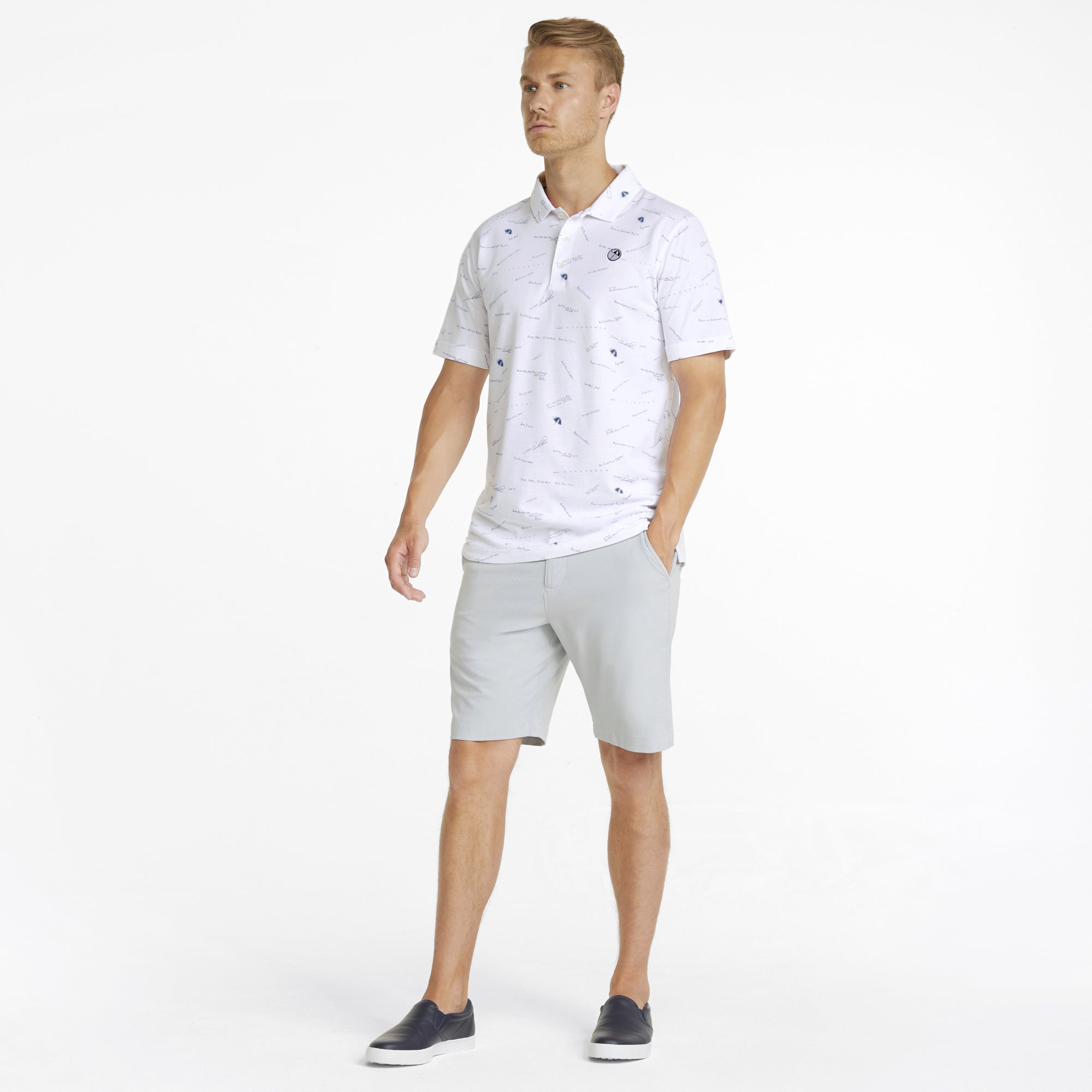 AP CLOUDSPUN Scorecard Golf Polo