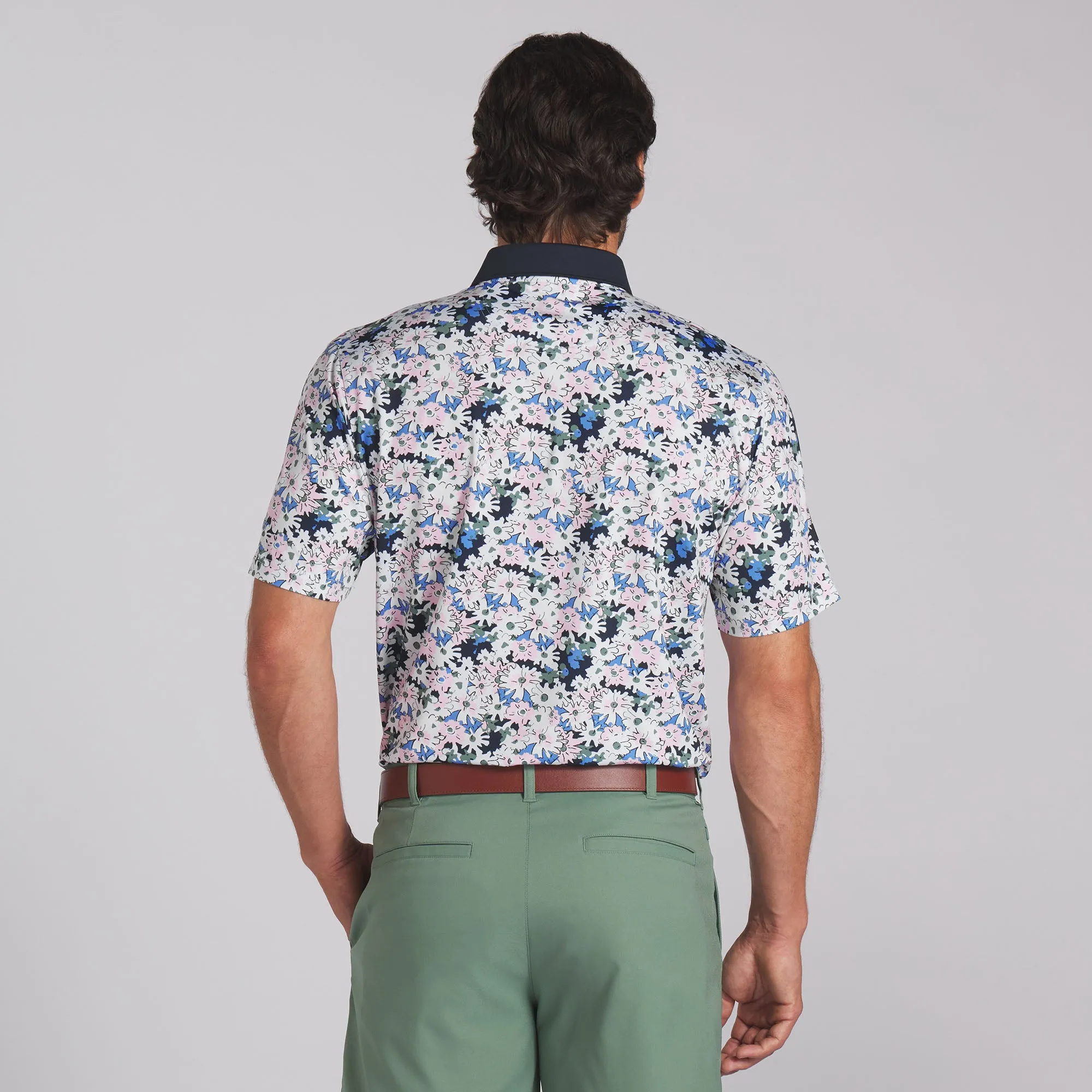 AP Floral Golf Polo