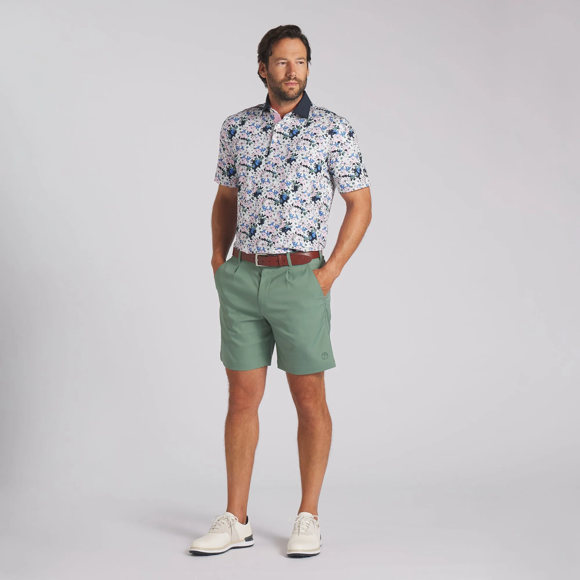 AP Floral Golf Polo