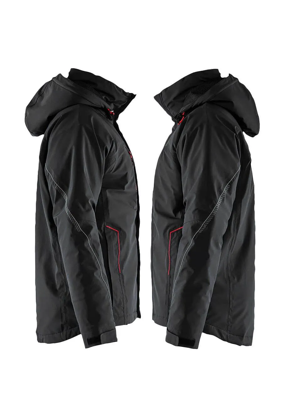 Blåkläder Work Jacket Winter 4484 - Black Red