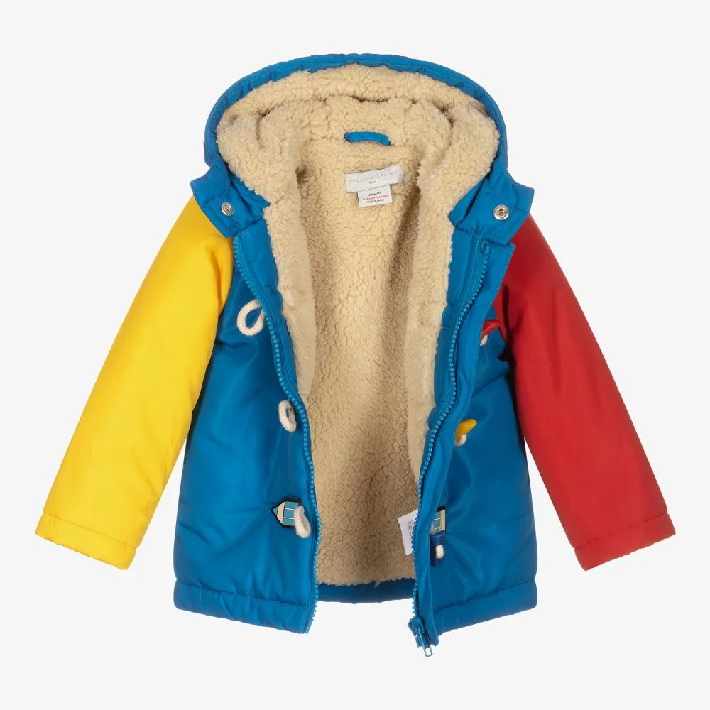 Boys Colourblock Padded Coat