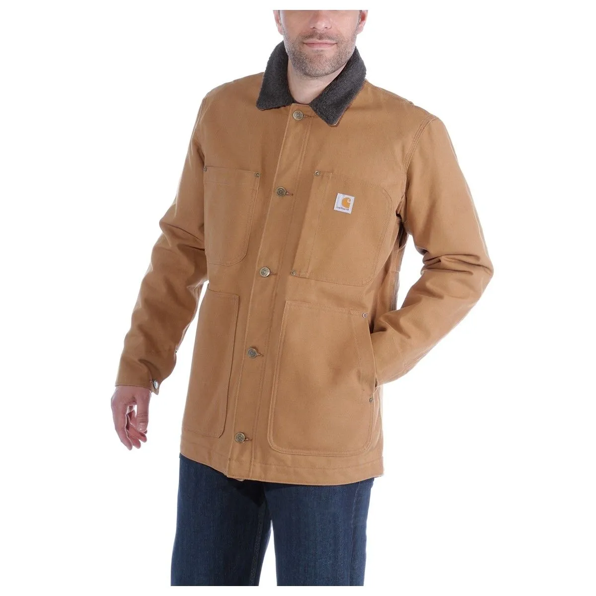 Carhartt 102707 Chore Coat Duck Full Swing Jacket - C. Brown