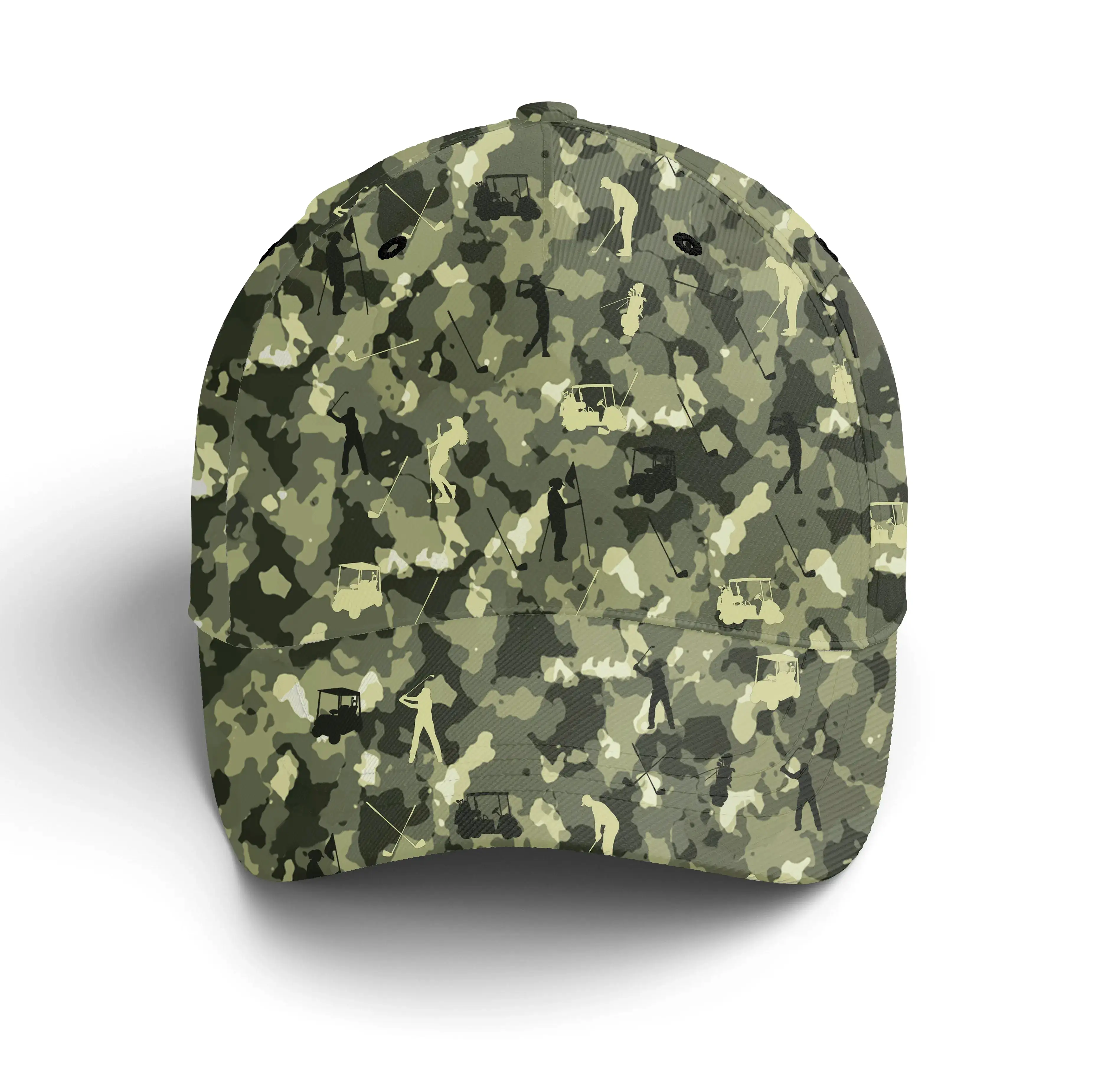 Casquette De Golf Performance, Cadeau Idéal Pour Fans De Golf Motif Camouflage Golfeur - CT01092211