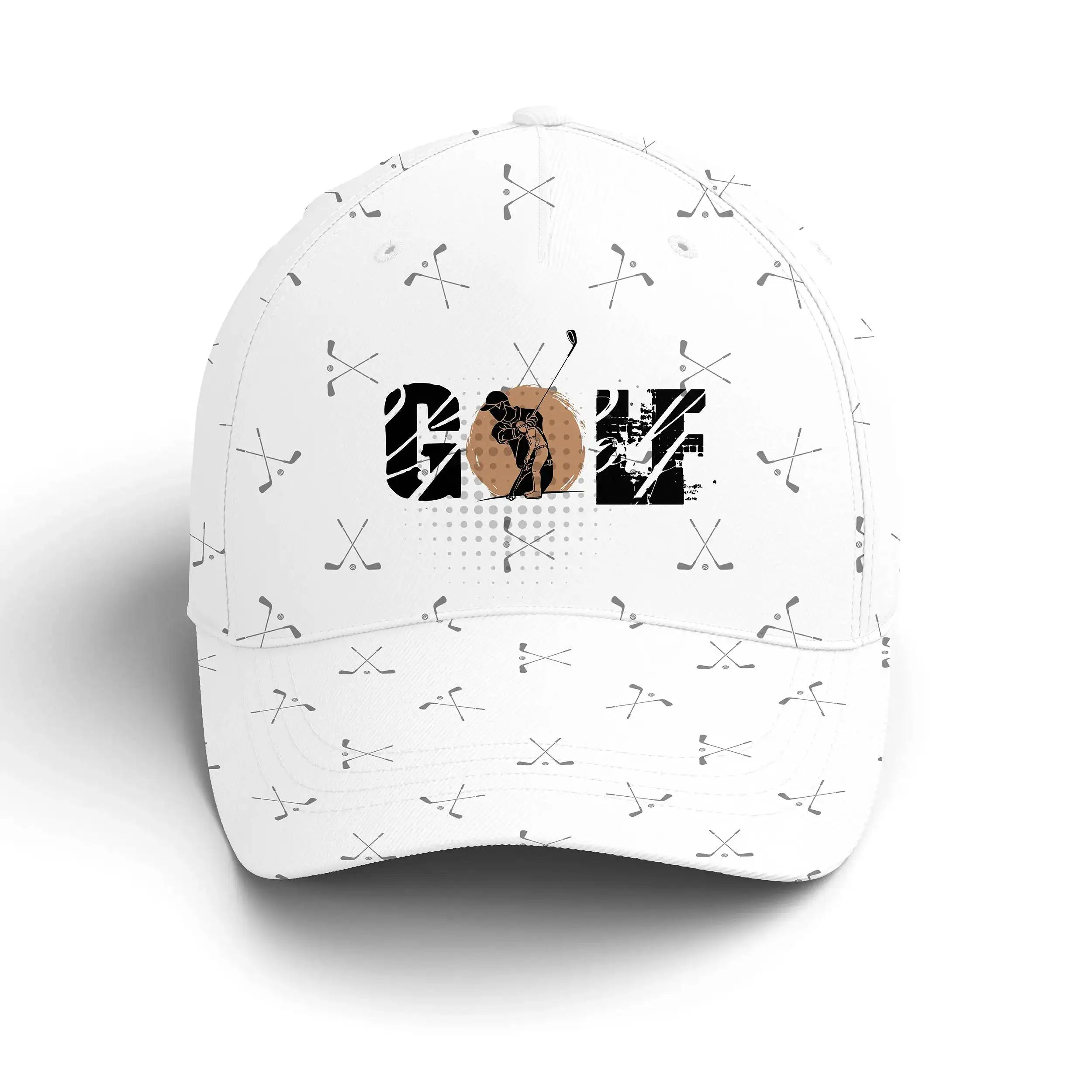 Casquette De Golf Performance, Cadeau Idéal Pour Fans De Golf, Motif Club De Golf - CT01092212