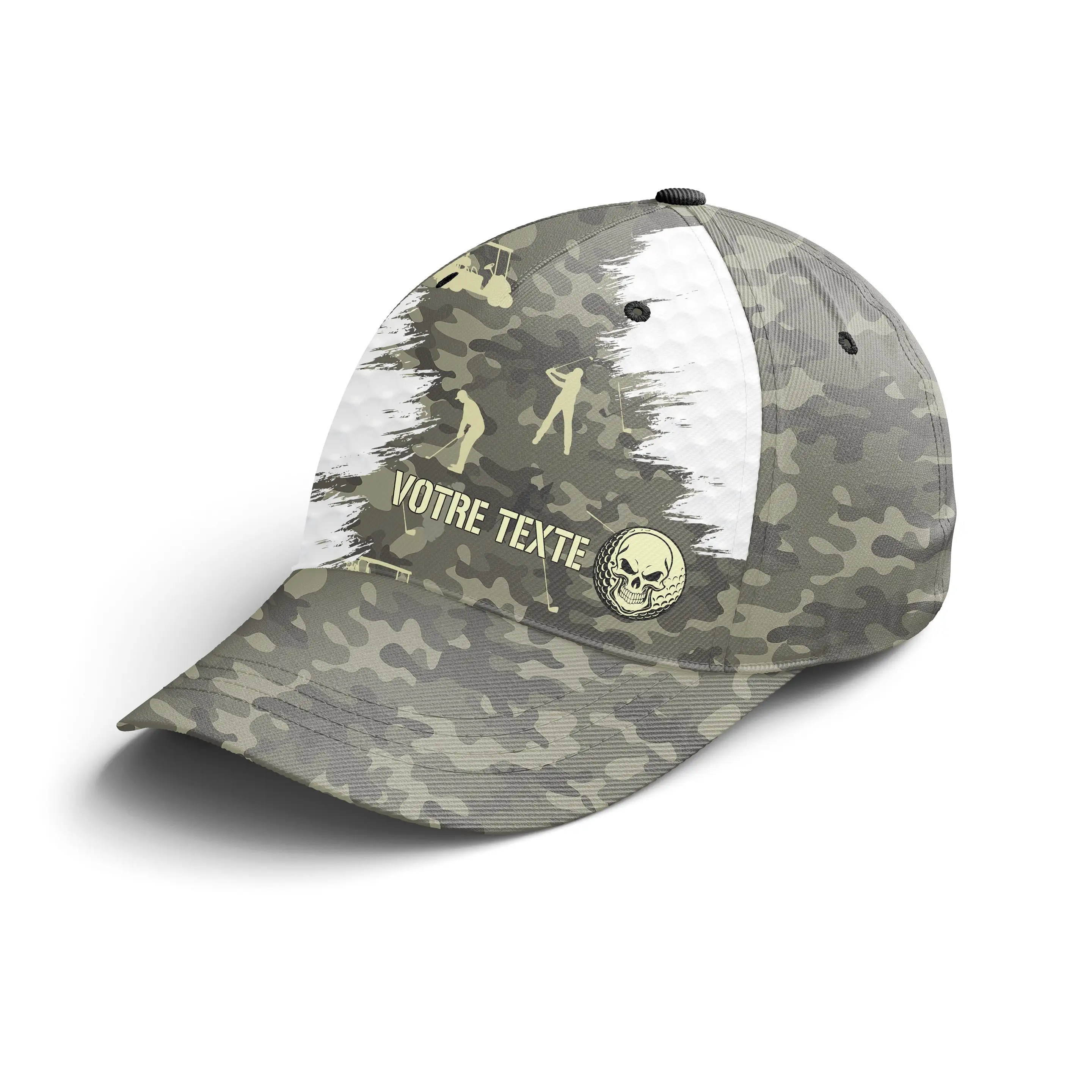 Casquette De Golf Performance, Motifs Balle de Golf, Camouflage, Cadeau Personnalisé Idéal Pour Fans De Golf - CTS25052227