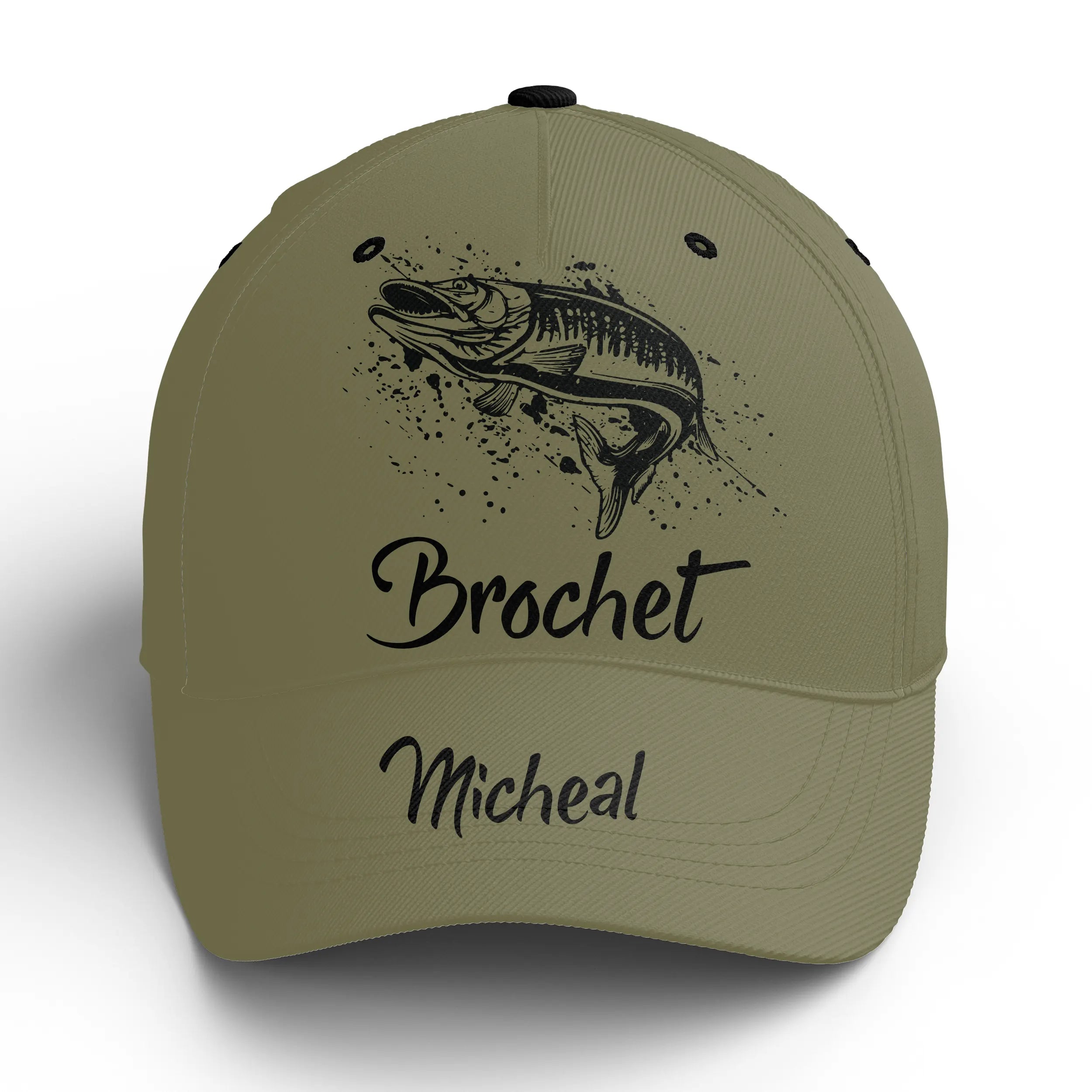 Casquette Pêcheur, Pêche du Brochet, Cadeau Personnalisé Fans de Pêche - CT14082333