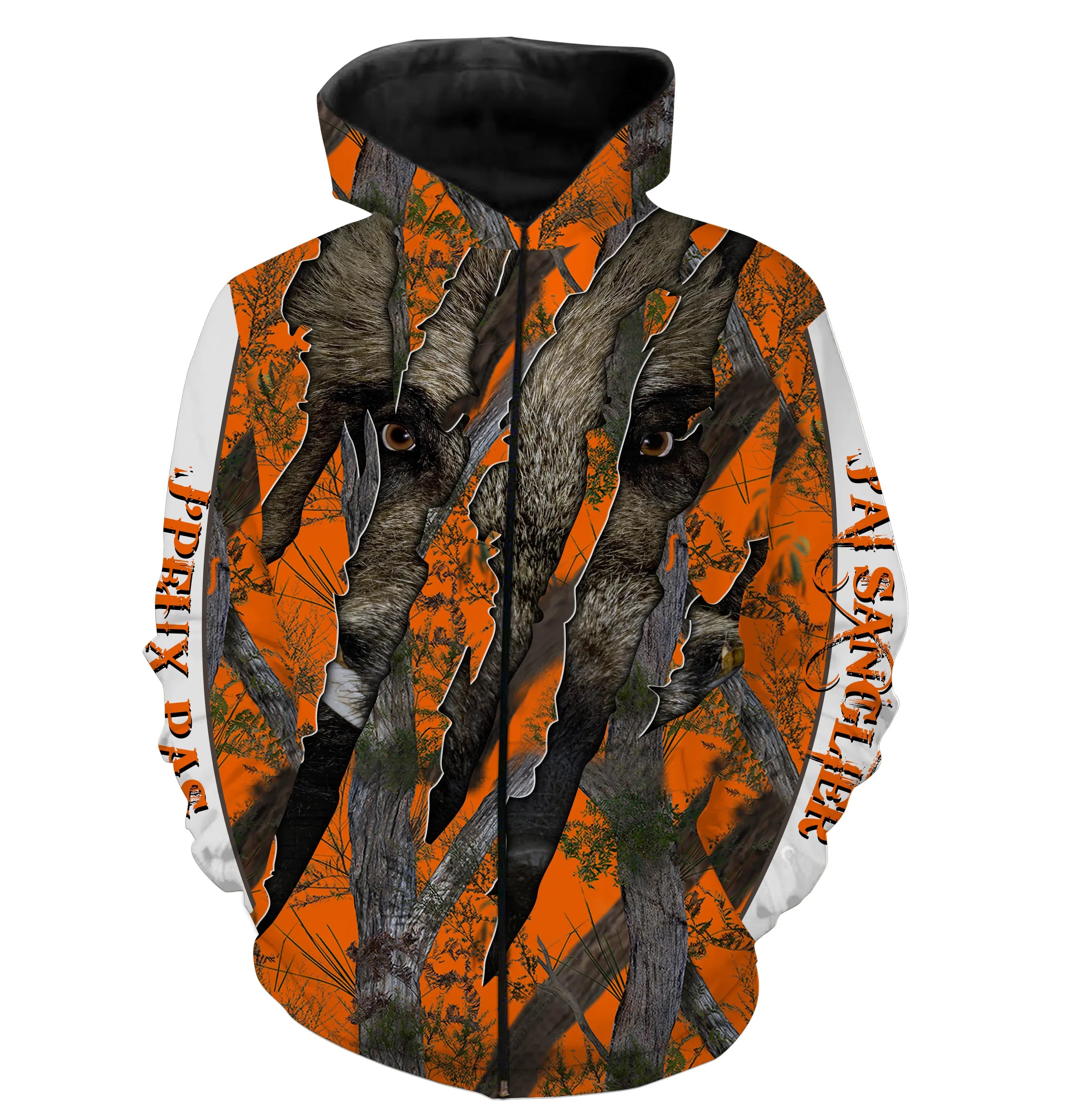 Chasse Au Sanglier, Camouflage Orange Fluo Chasse, J'peux Pas, J'ai Sanglier - CT07112232