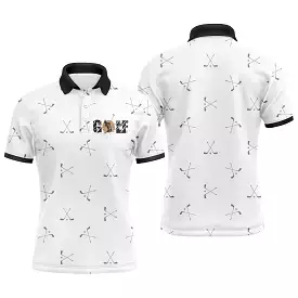 Chiptshirts Polo De Golf, Cadeau Original Fan De Golf, Motif Club De Golf - CT15082221