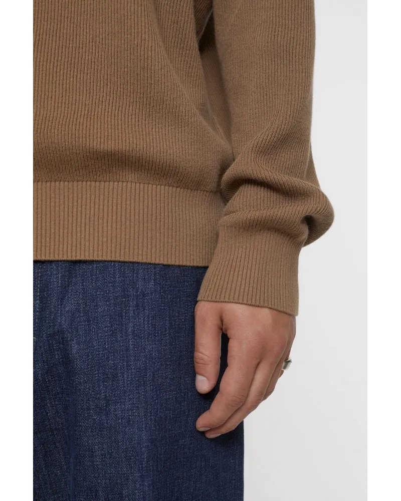 Closed - Cotton and Cashmere Sweater - Brown Sugar