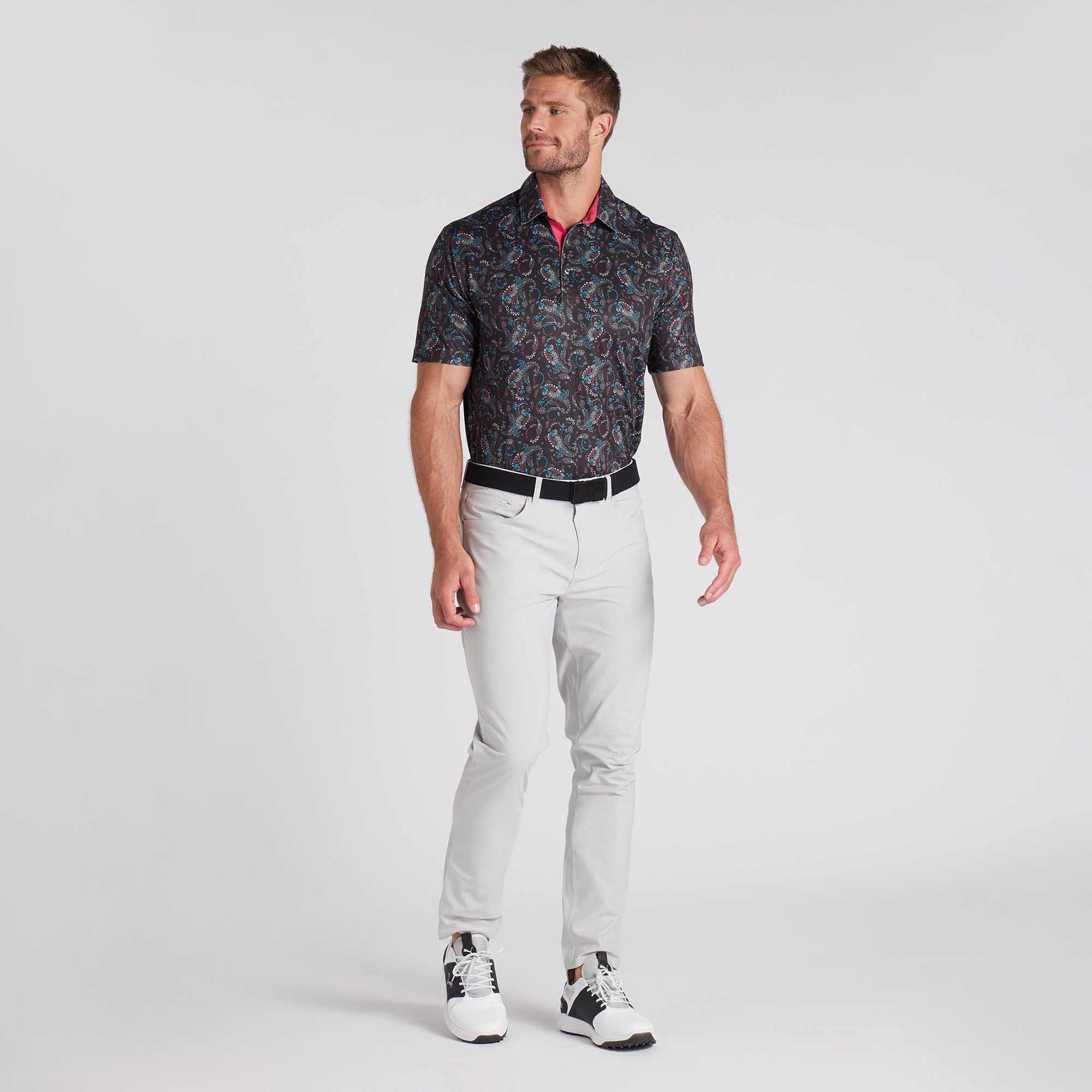 CLOUDSPUN Paisley Golf Polo