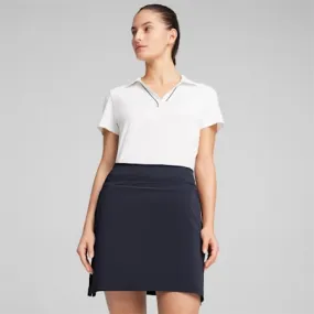 Cloudspun Piped Short Sleeved Women's Golf Polo | White Glow | PUMA Shop All Puma | PUMA 