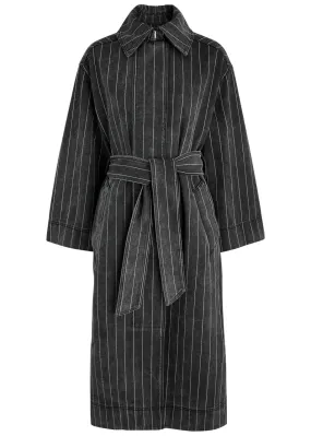 DAY BIRGER ET MIKKELSEN Hobbes striped denim coat 
                         
                     
                