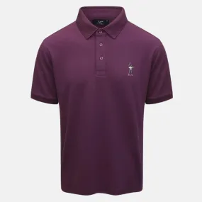 Eastside Golf Core Blackberry Wine Polo