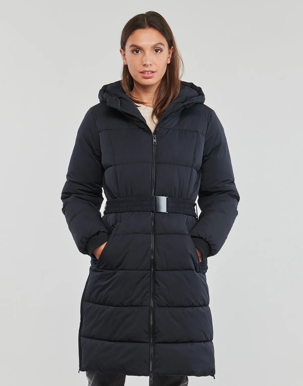 Esprit Belted Puffer Coat