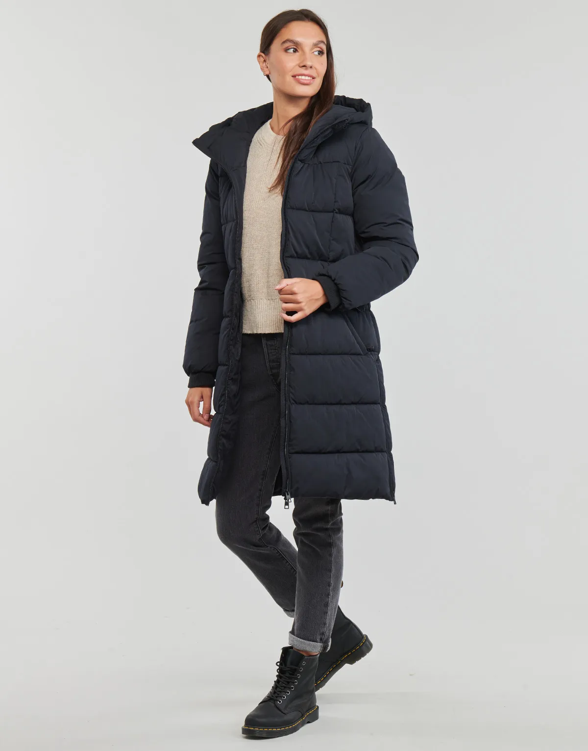 Esprit Belted Puffer Coat