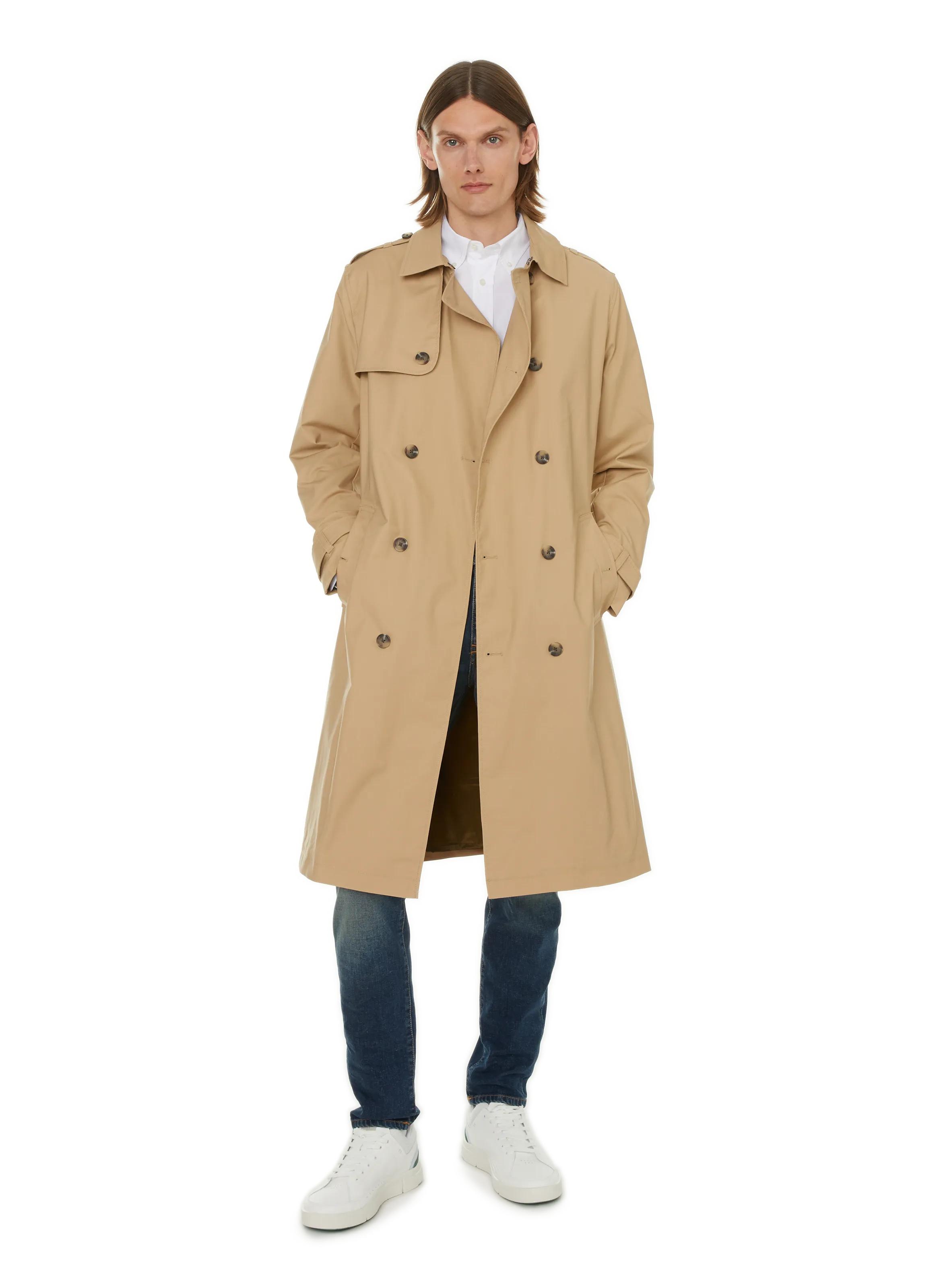 ESPRIT  Long trench coat - Beige