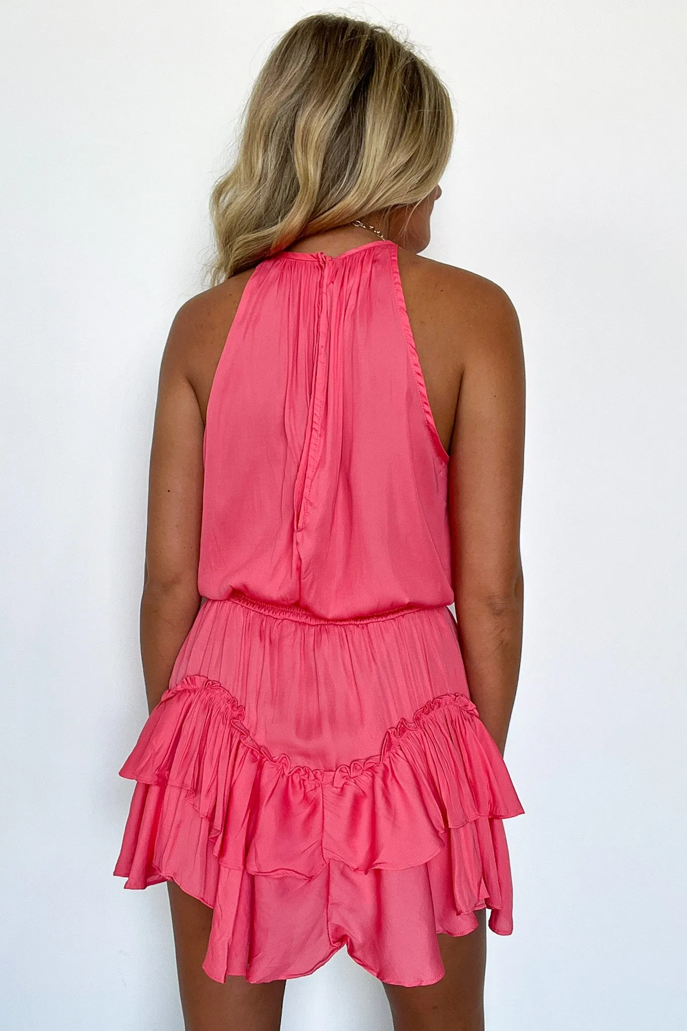 Flirty Choice Ruffle Hem Dress