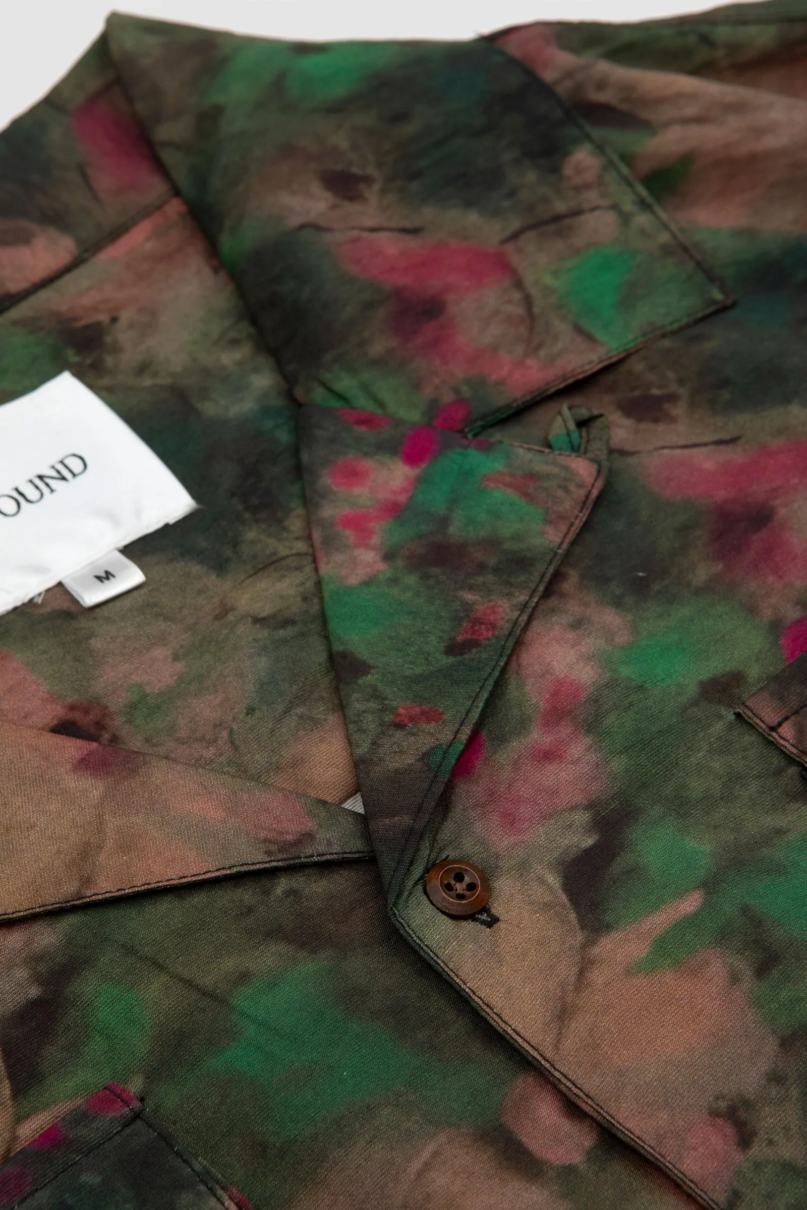 FOUND Charlot LS Camp Shirt Water Color Floral