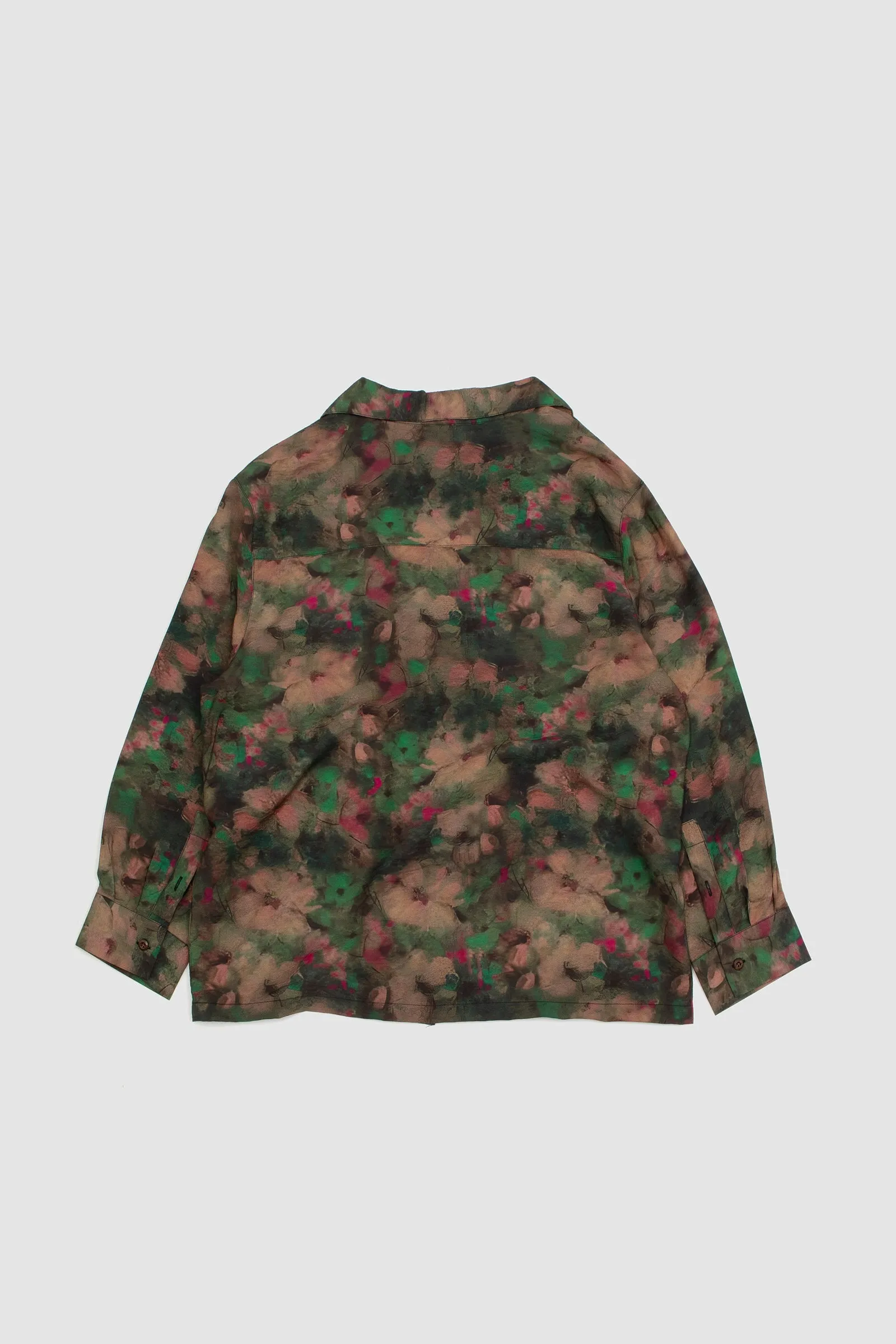 FOUND Charlot LS Camp Shirt Water Color Floral