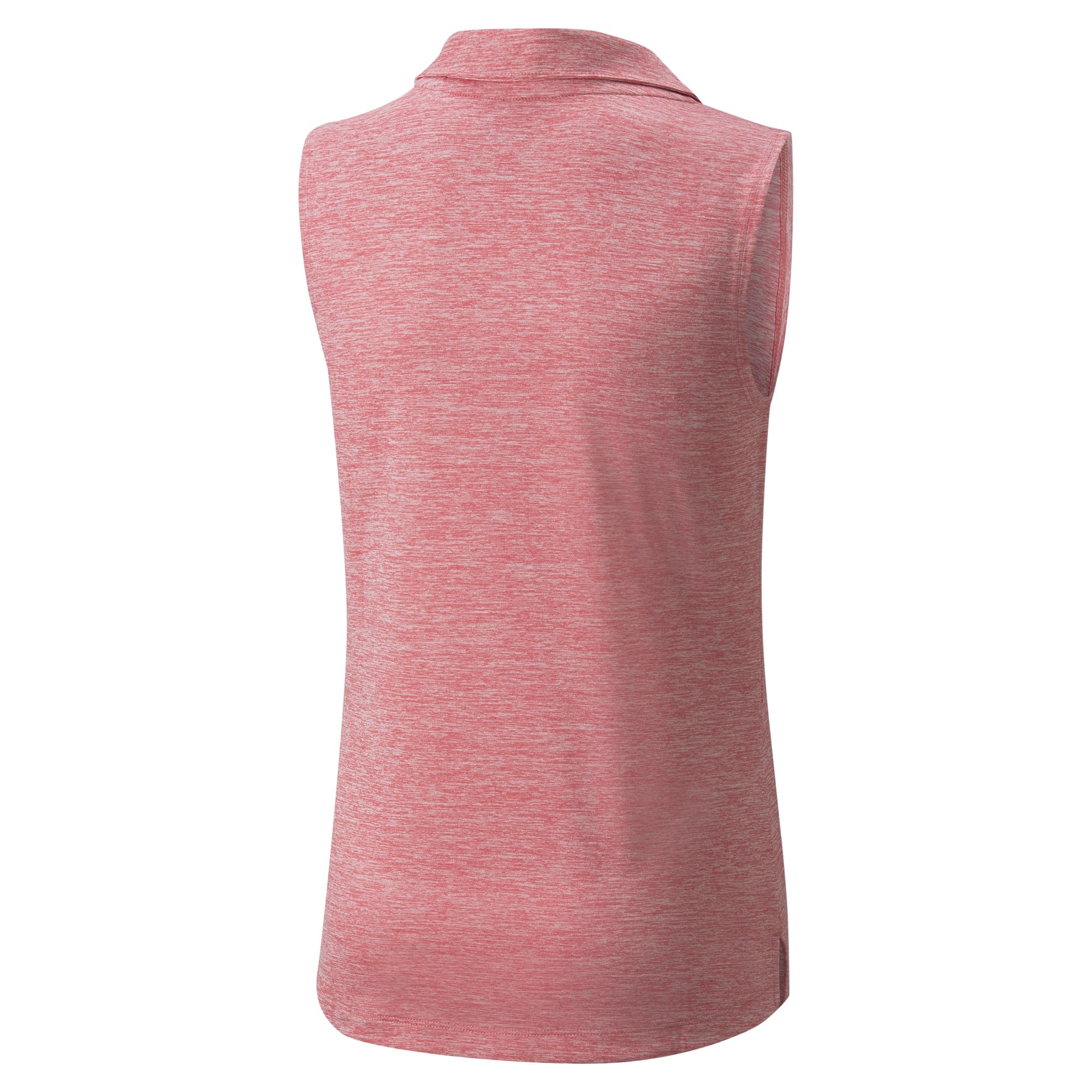 Girl's Heather Sleeveless Golf Polo