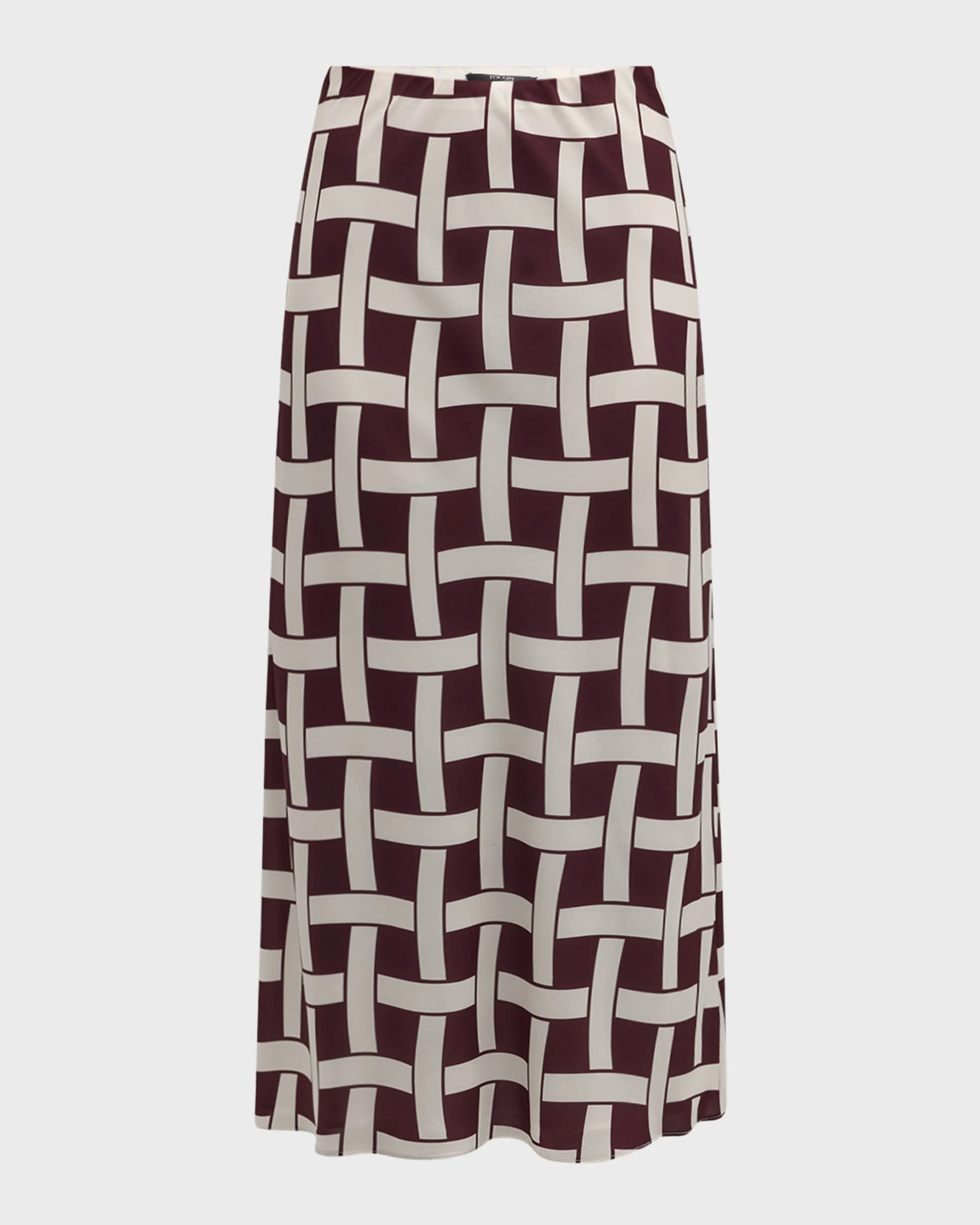 Heidi Printed Bias Slip Skirt