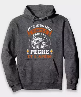 Idée Cadeau Original Pour Pêcheur Humour Pêche Bière Drle J'aime la Pêche et l'Apéro  - CTS23032201