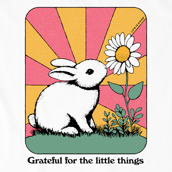 Kids Grateful for the Little Things Bunny  Crusher Tee