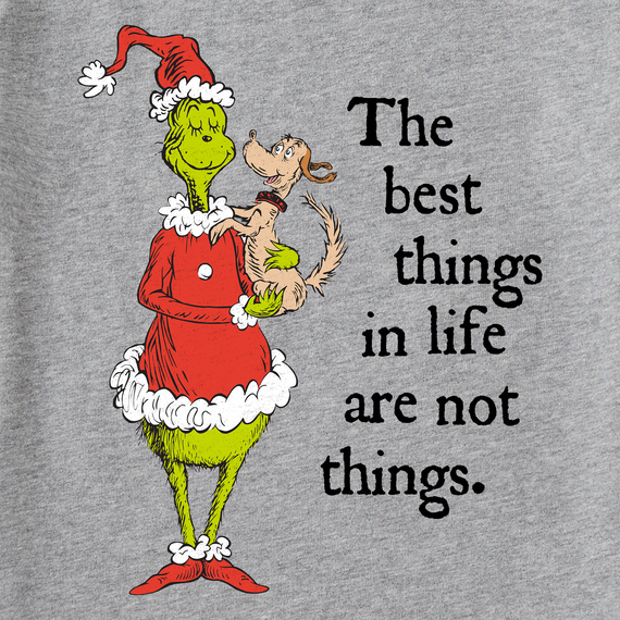 Kids Grinch & Max The Best Things Crusher Tee