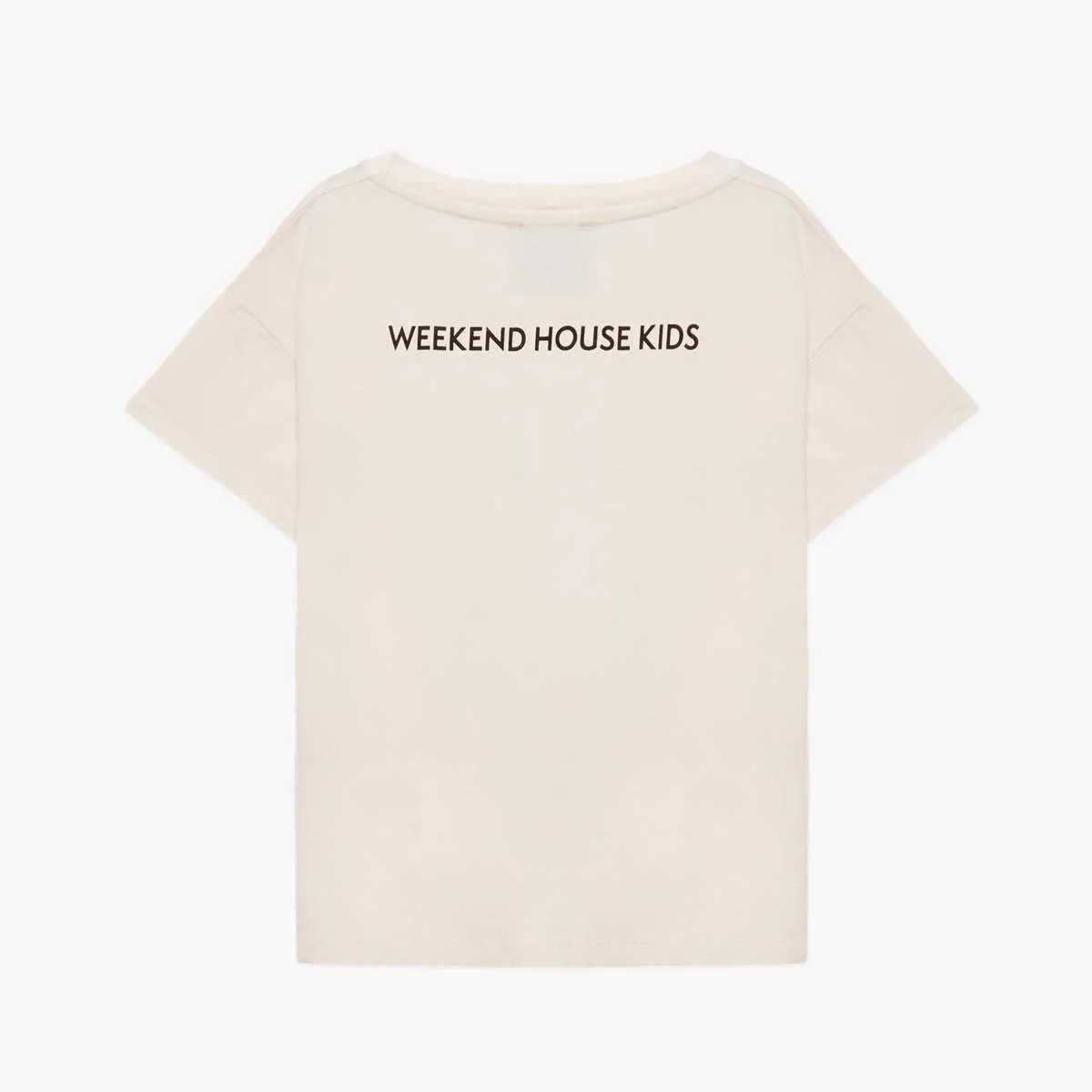 Kids Weekend House Kids Cat T Shirt - Soft Peach