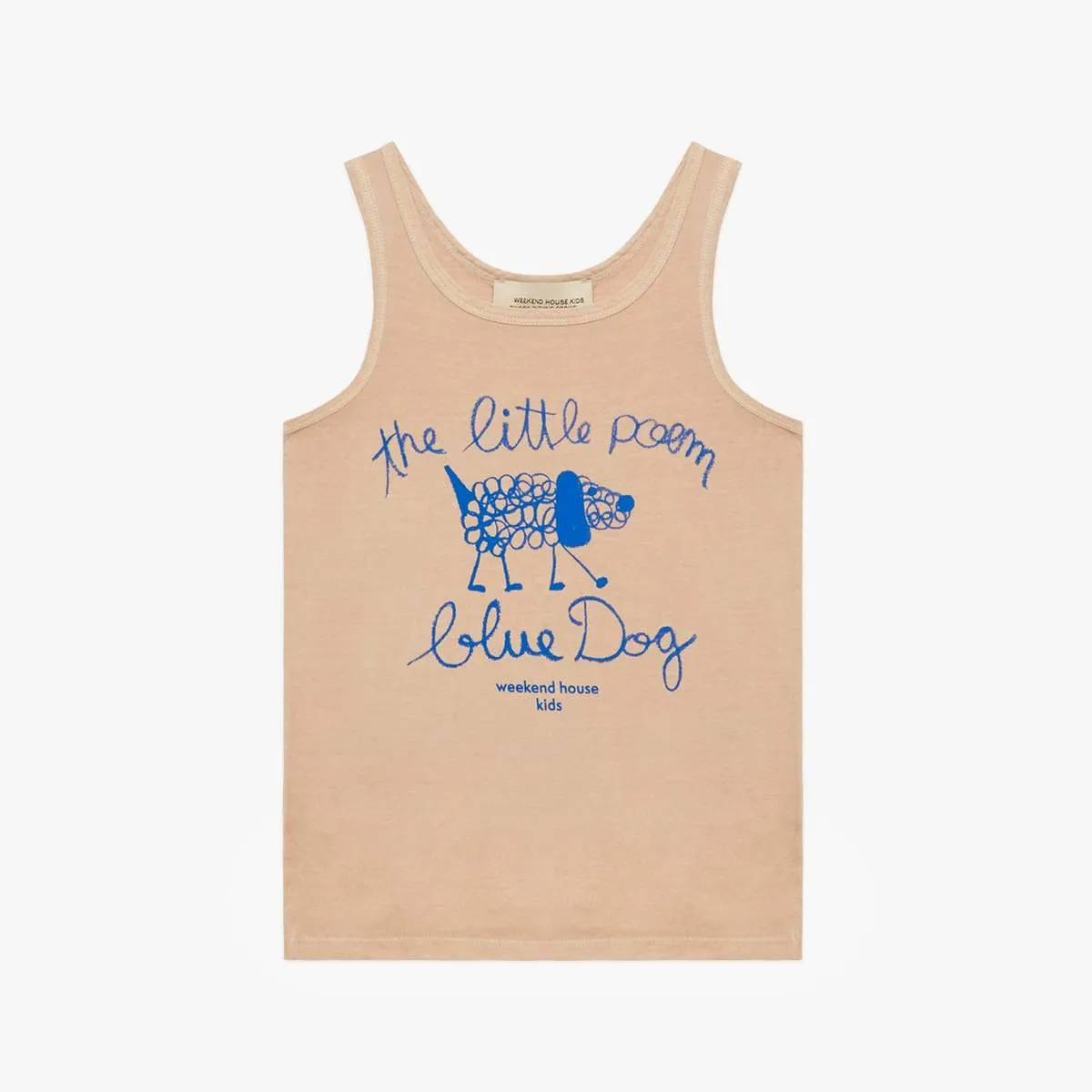 Kids Weekend House Kids Dog Tank Top - Sand