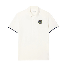 Lacoste Ultra-Dry Anti-UV Golf Polo (White)