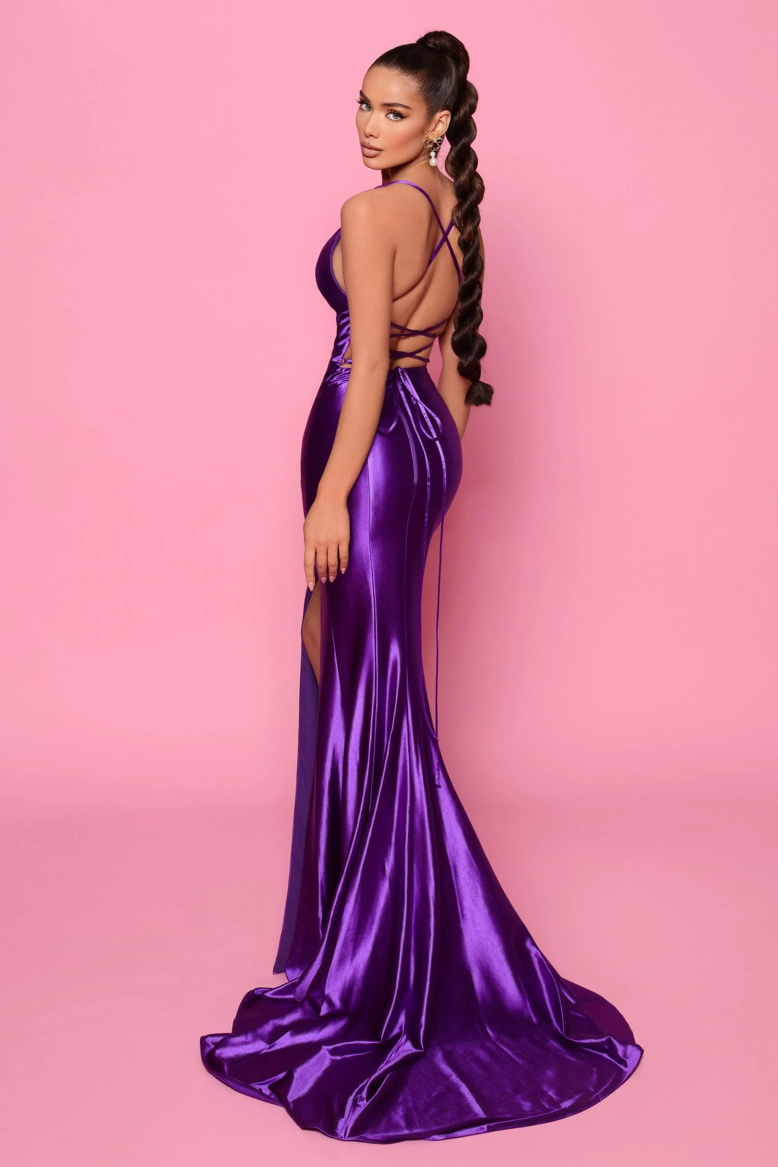 Lidya Dress - Purple