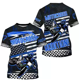 Maillot Cross Anti-UV Personnalisé, Extrême MX, Moto Tout-Terrain - CT17122236