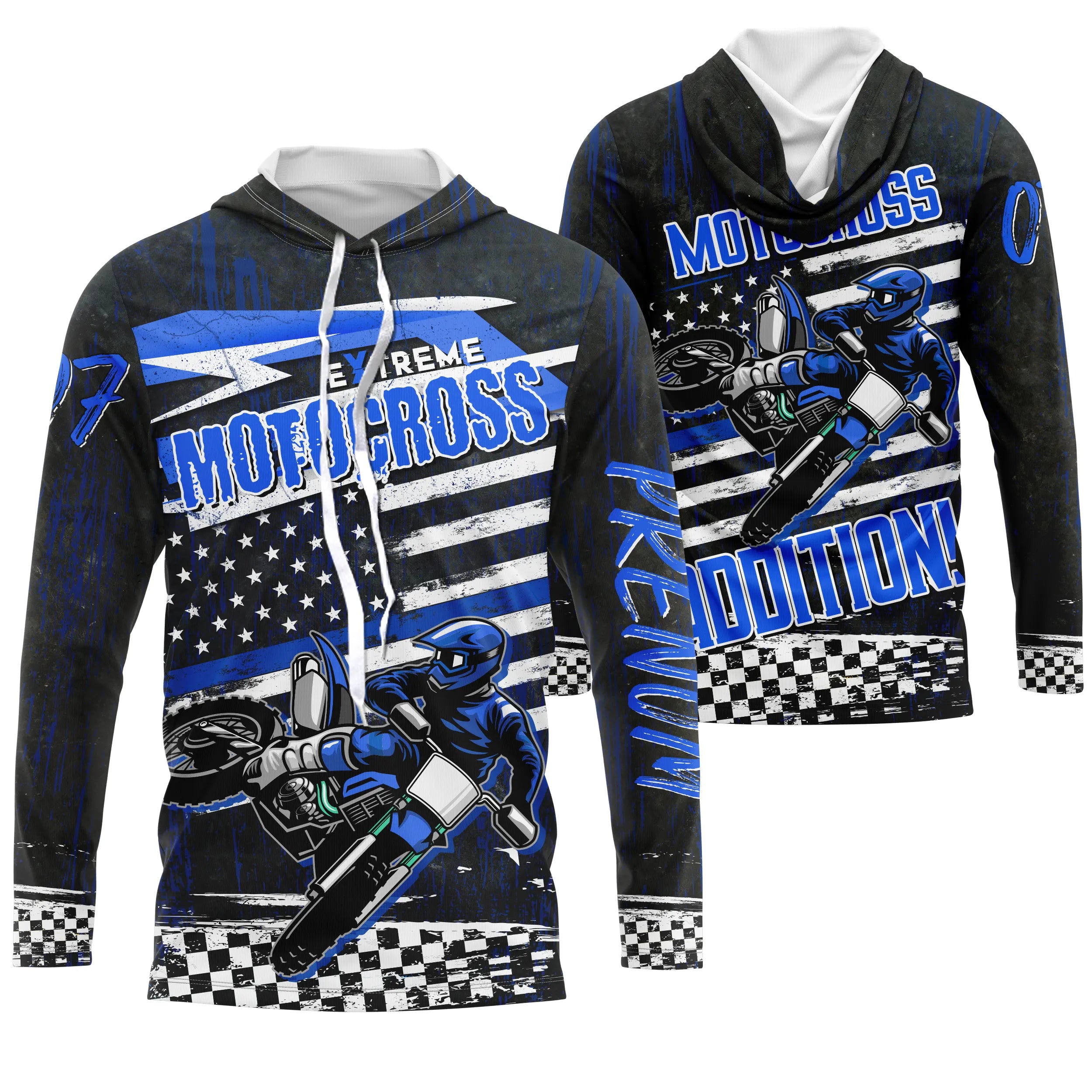 Maillot Cross Anti-UV Personnalisé, Extrême MX, Moto Tout-Terrain - CT17122236