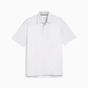 MATTR Brigade Men's Golf Polo | White Glow-Ash Gray | PUMA Exclusion List | PUMA 