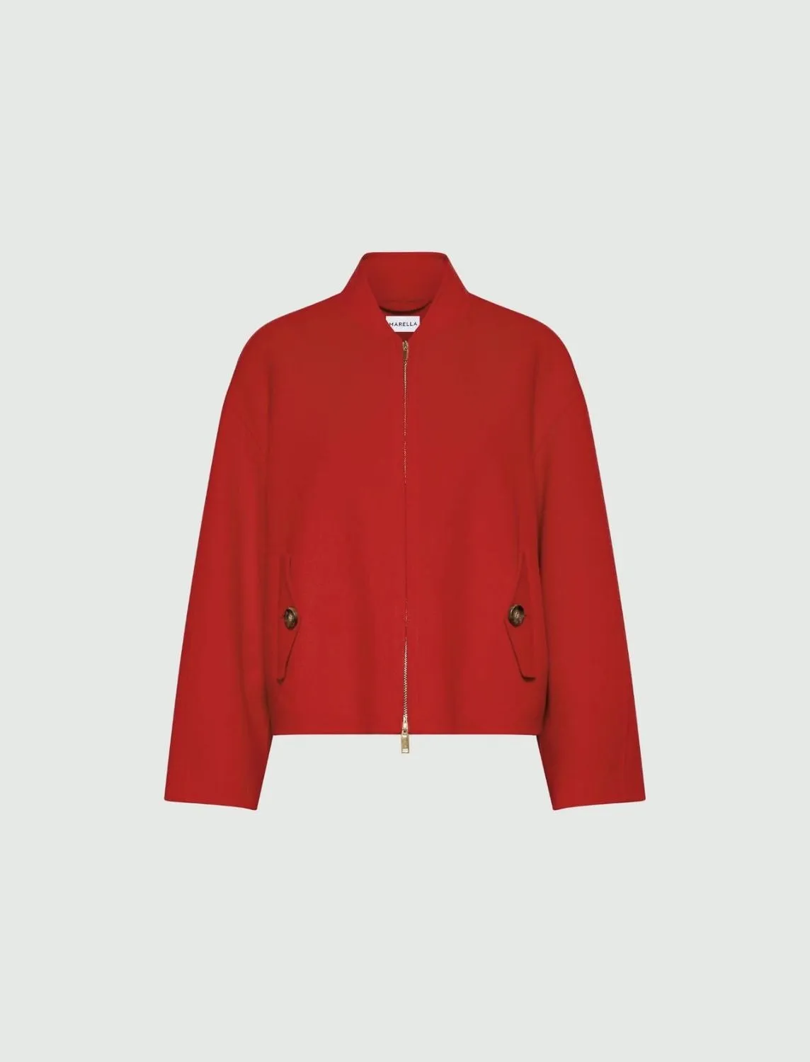 MEDUSA SHORT COAT RED