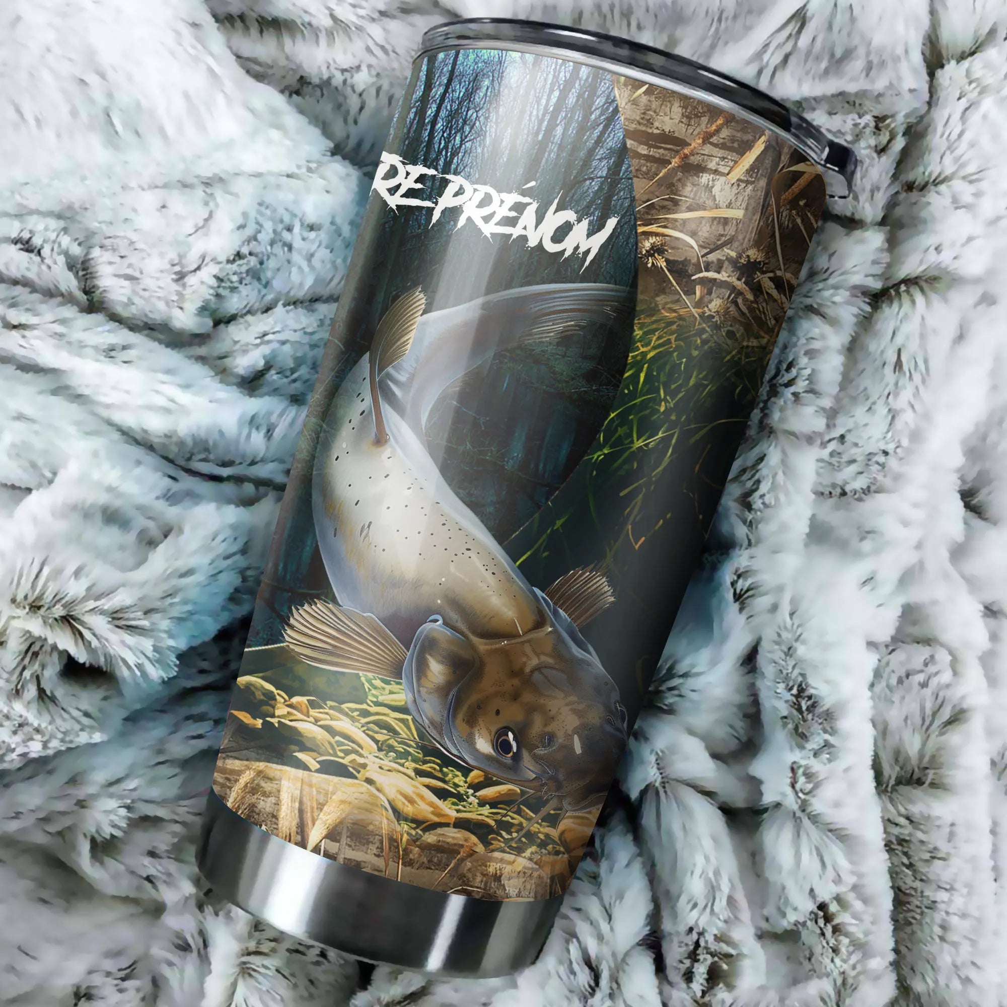 Mug Isotherme Pêche Du Silure, Cadeau Personnalisé Pêcheur - CT07072206