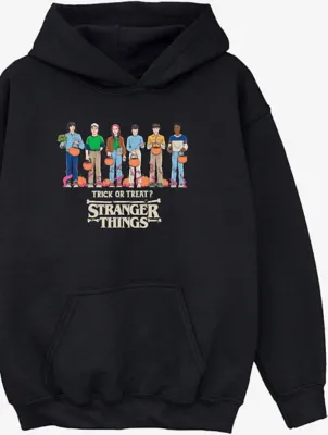 NW2 Stranger Things Trick Or Treat Kids Black Hoodie | Kids | George at ASDA