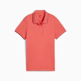 Pique Tipped Women's Short Sleeve Golf Polo | Salmon | PUMA SHOP ALL PUMA | PUMA 