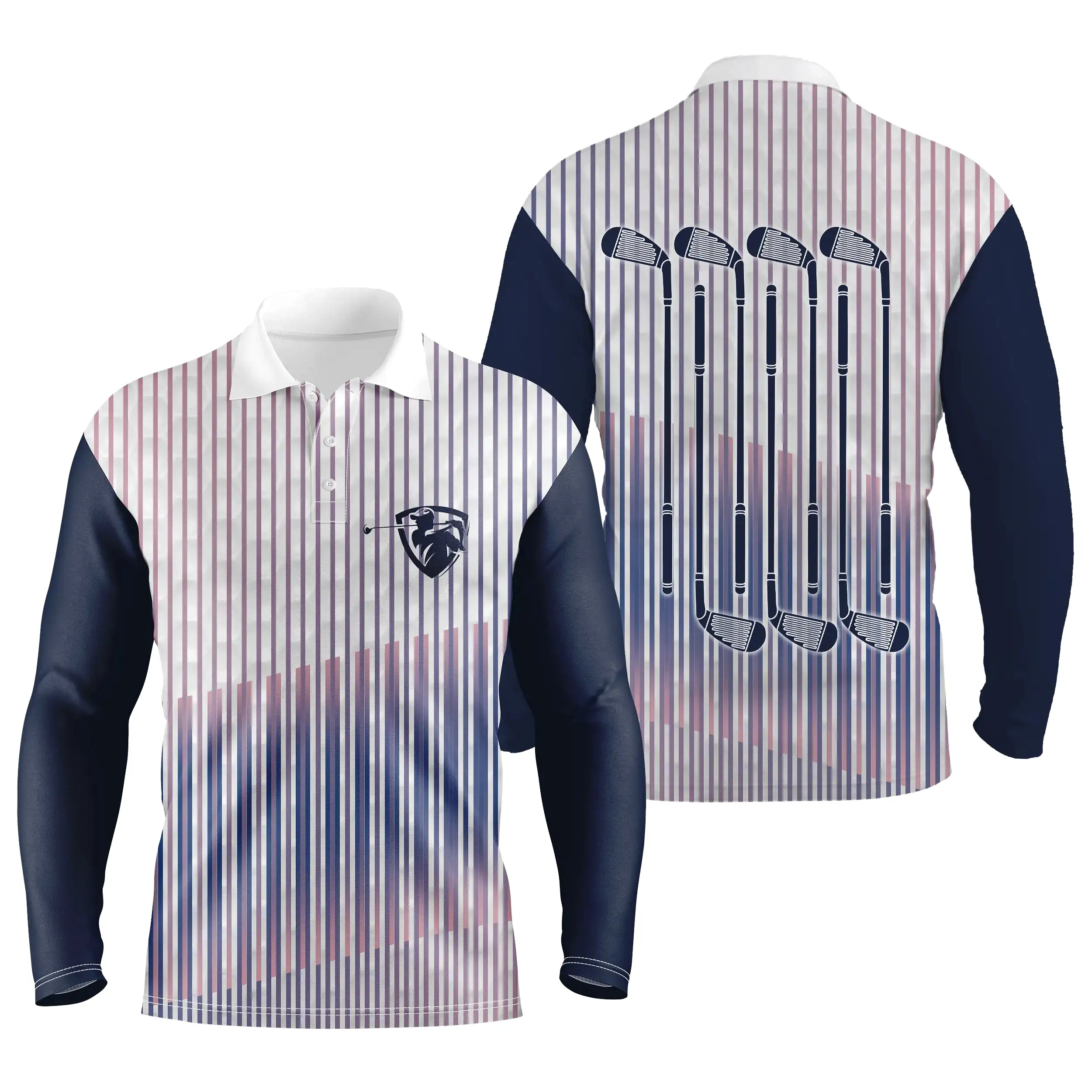 Polo De Golf, Cadeau Idéal Pour Fans De Golf, Polo de Sport Homme et Femme, Club de Golf - CTS25052219