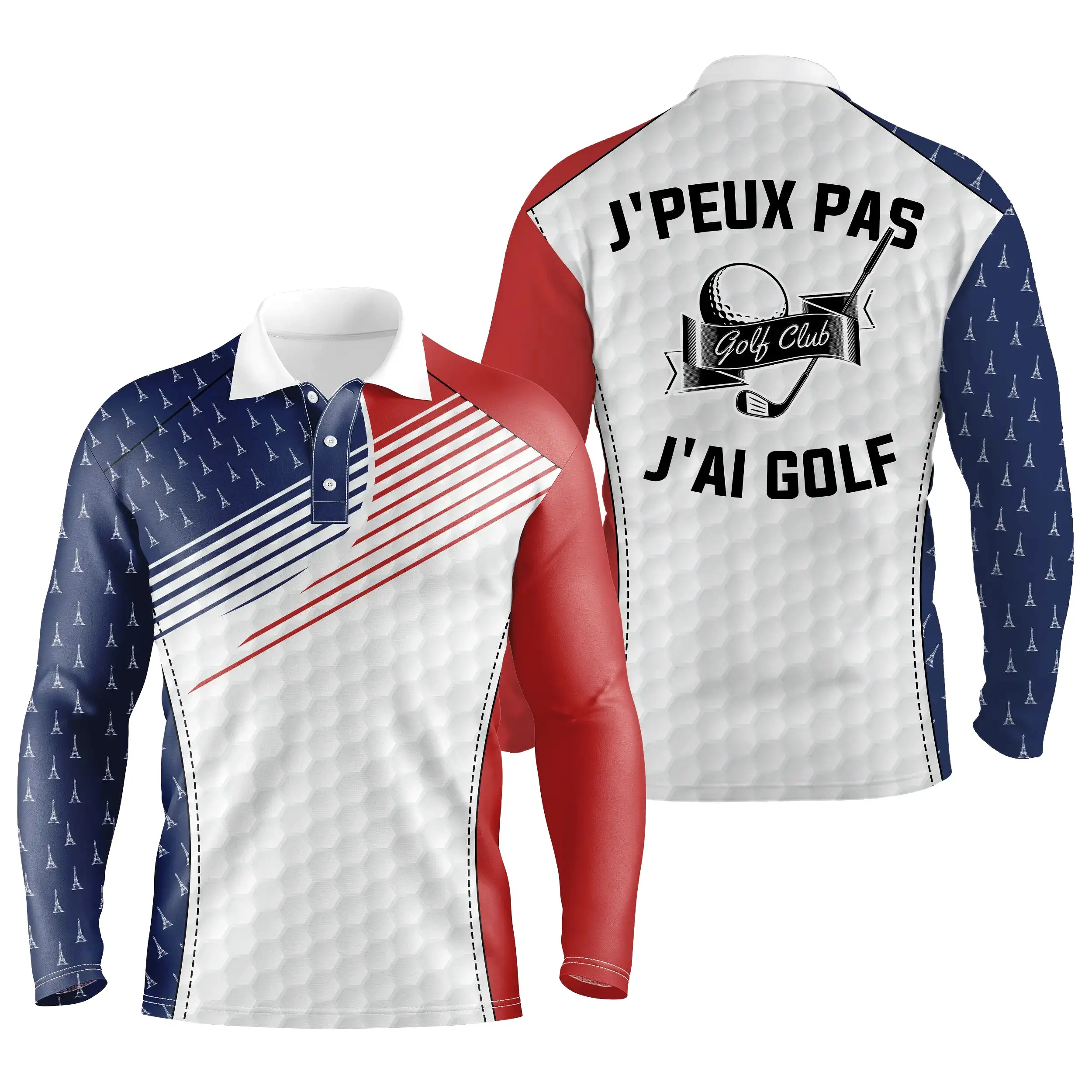 Polo Golf Homme Femme, Cadeau Original Golfeur - CT06082215