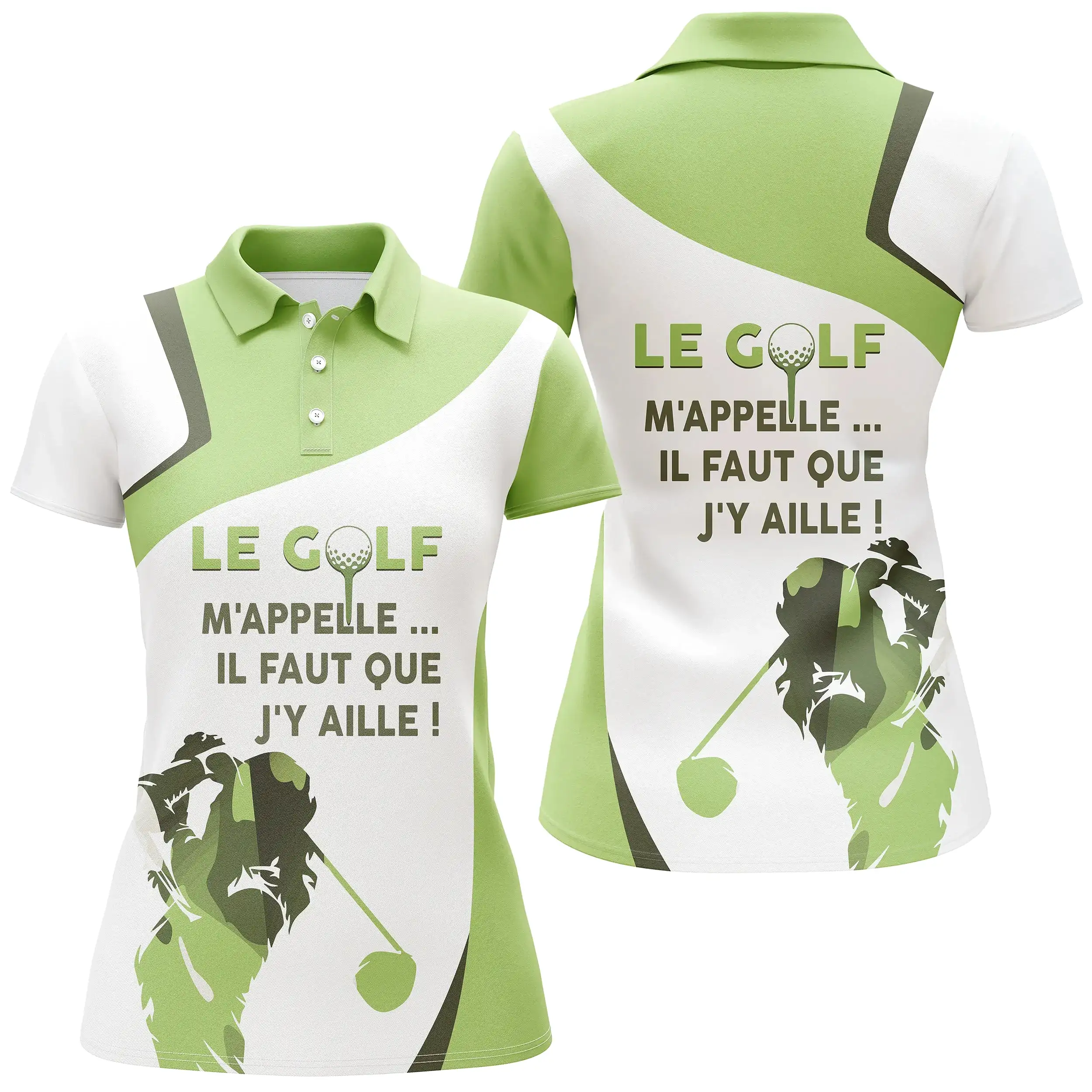 Polo Le Golf M'appelle, Il Faut Que J'y Aille, Cadeau Original Golfeur - CT10082219