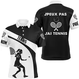 Polo Tennis Performance, J'peux Pas J'ai Tennis, Cadeau Personnalisé Joueur De Tennis - CT20102338