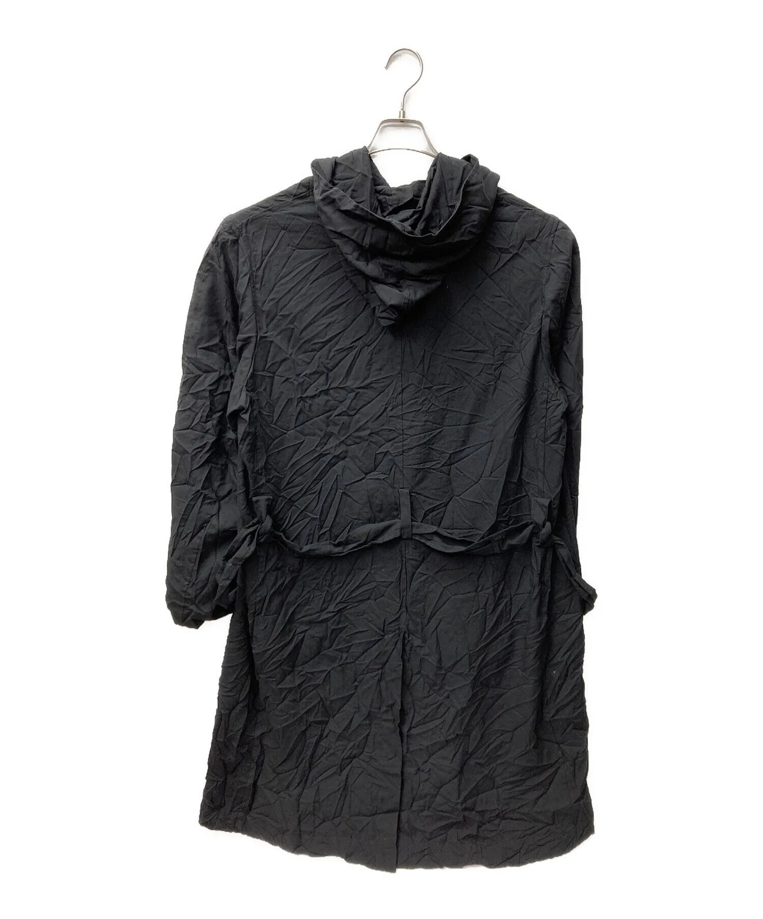 [Pre-owned] REGULATION Yohji Yamamoto MEN Twill Wrinkled Hood Coat/Hooded Coat HW-C01-941