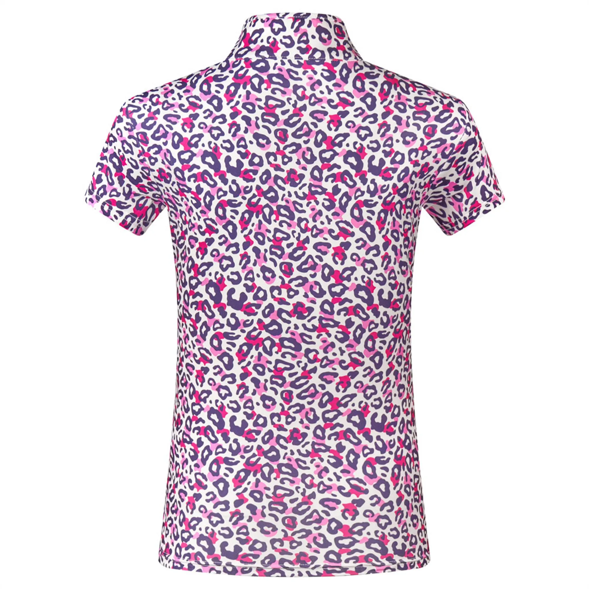 Pure Golf Rise Ladies Golf Polo Shirt Leo Pop