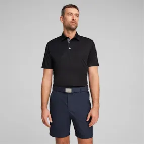 Pure Solid Men's Golf Polo | PUMA Black | PUMA Summer Neutrals | PUMA 