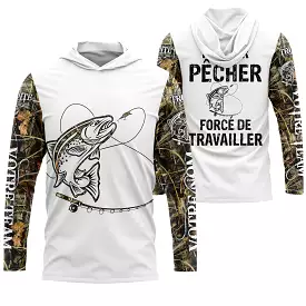 Pêche De La Truite Au Leure Souple, Cadeau Humour Pêcheur, Né Pour Pêcher, Forcé De Travailler, Cadeau Humour Personnalisé Pêche